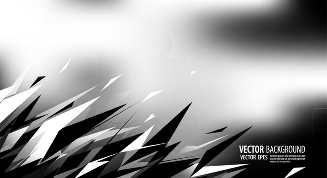 Black and white sharp blades.