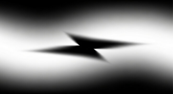 Black Lightning Bolt Icon.