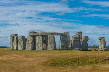 Naklejka premium Summer day at Stonehenge in England