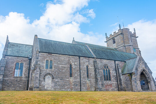 St. Edward, King & Martyr church at Corfe castle in England