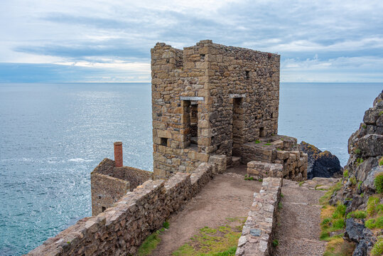 Ruins of bottalack mine in England