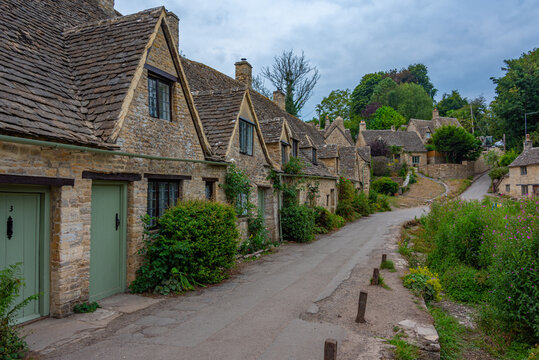Historical houses in English town Bibury