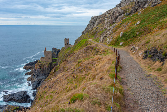 Ruins of bottalack mine in England