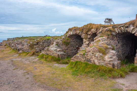 Ruins of bottalack mine in England
