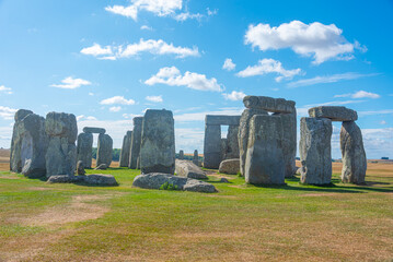 Naklejka premium Summer day at Stonehenge in England