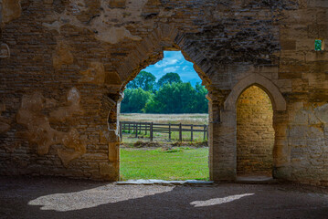 Obraz premium Minster Lovell Hall & Dovecote in England