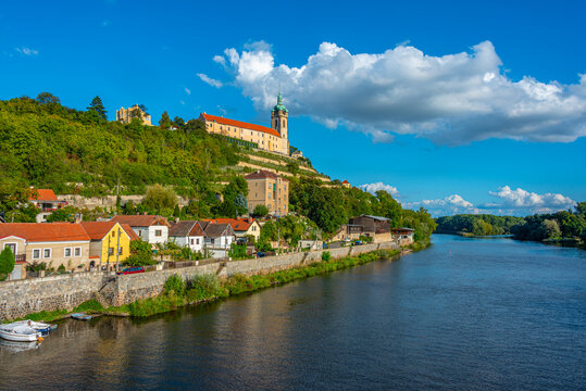 Skyline of Melnik in Czech republic