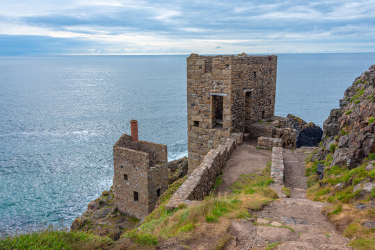 Ruins of bottalack mine in England
