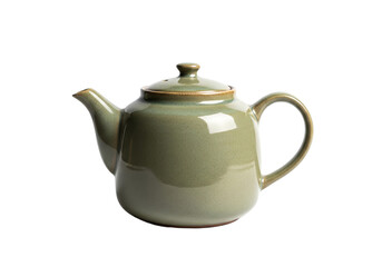 Fototapeta premium Grey Ceramic Teapot Still Life, Soft Natural Light