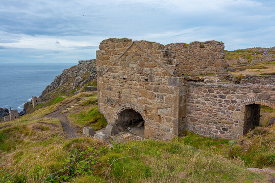 Ruins of bottalack mine in England
