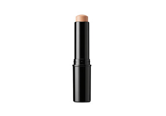 Obraz premium Close up of a Beige Lipstick Tube, Studio Lighting