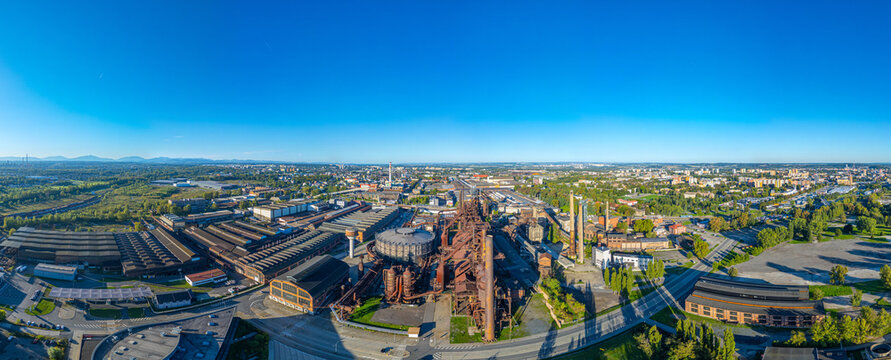 Dolni Vitkovice industrial area in Ostrava, Czech republic