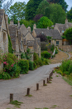 Historical houses in English town Bibury