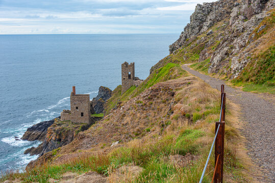 Ruins of bottalack mine in England