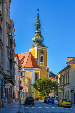 Panorama view of Sternberk town in Czech republic