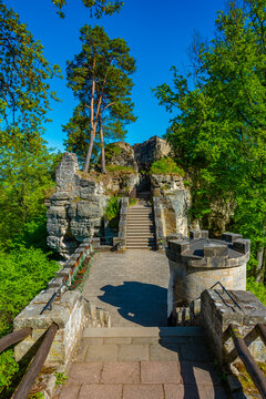 Valdstejn castle in Bohemian paradise, Czech republic