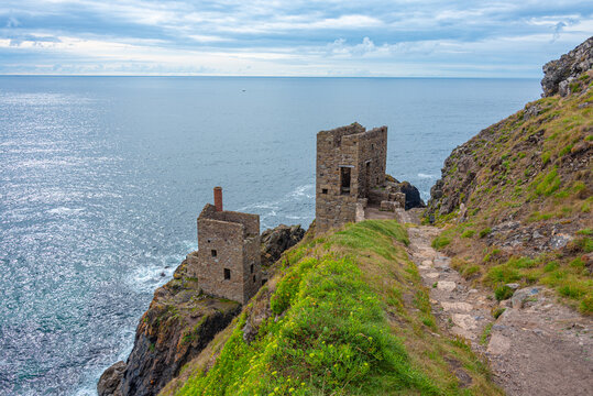 Ruins of bottalack mine in England