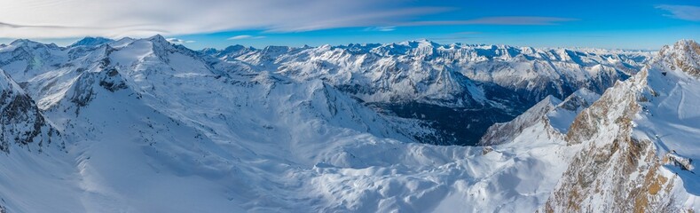 Obraz premium Glacier at Hohe Tauern national park near Kaprun, Austria