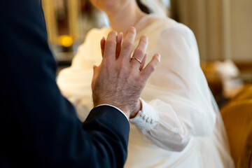 boda, novia, novio, ramo, par, mano, amor, anillas, ceremonia, casado, mujer, flor, nupcial, celebraciones, romance, esposos, esposa, 2, familia, participación, junto, dedo, equipo, compromiso