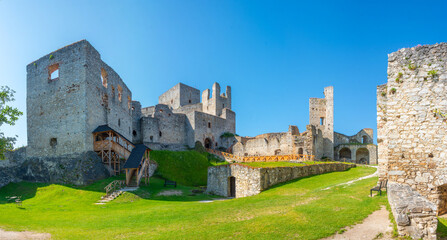 Rabi castle in Czech republic during a sunny day © dudlajzov