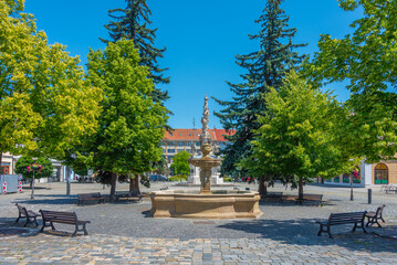 Obraz premium Marianske namesti square in Uherske Hradiste, Czech republic
