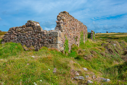 Ruins of bottalack mine in England