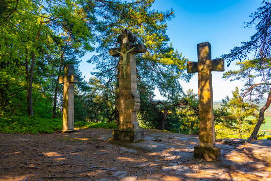 Calvary near Turnov in Czech republic