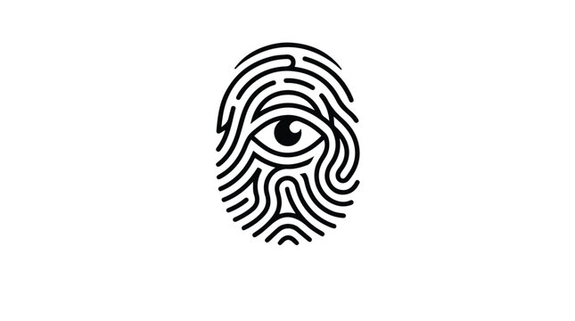 Fingerprint with eye scan.