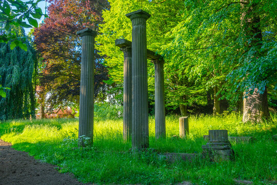 Ruins of ancient temple in vsetin, Czech republic