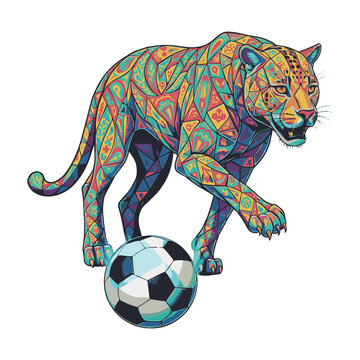 animal, tigre, aislada, ilustraci&oacute;n, vector, balon, mundial, copa del mundo, inhospitalario, dibujos animados, felinos, fauna, silueta, blanco, naturaleza, arte, zoo, rhino, negro, icono, juguete, obj