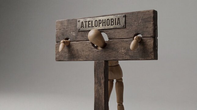 Atelophobia The Fear of Imperfection with Captured in Stock.