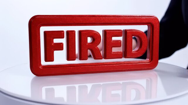 Businessman gets fired from job.
