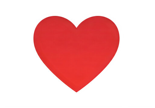 A large red heart