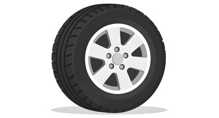 Obraz premium wheel, car, tire, tyre, vehicle, auto, automobile, transport, transportation, automotive, rim, alloy, spoke, hub, rubber, tread, rotation, rotating, circle, round, speed, motion, drive, driving, road,