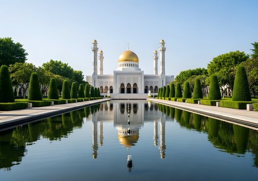 Sultan omar ali saifuddien mosque in brunei