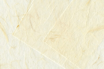 Fototapeta premium Light Cream Xuan Paper Texture Background, Chinese Handmade Rice Paper