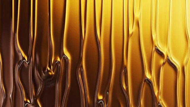 Molten Gold and Liquid Bronze Abstract Texture, Metallic Flowing Background for Luxury Branding