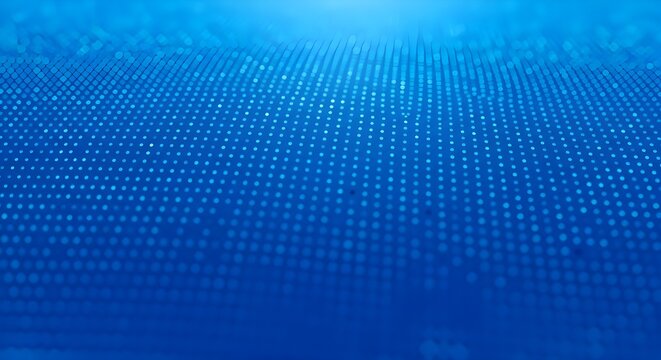 vibrant blue digital binary code rays abstract background with light flare