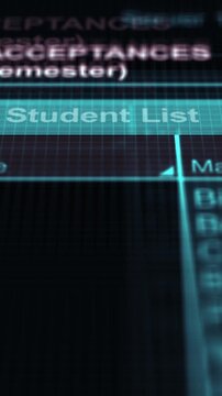  Digital College Acceptances in Generic University Database - Vertical
