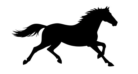 horse, animal, horses, mammal, equine, stallion, mare, pony, farm, ranch, stable, riding, rider, gallop, galloping, run, running, speed, motion, wild, wildlife, nature, countryside, field, grass, mane © mrpixel