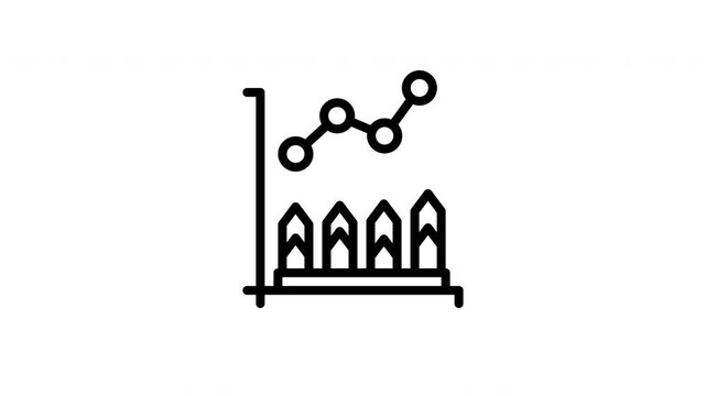 chart animated icon