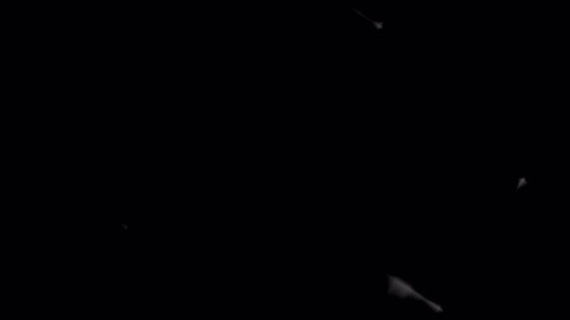 Sparse Particle Spec On Black Overlay For Clean Subtle Vignette Frame Elegant Video Compositing And Motion Graphics 4K Alpha Channel