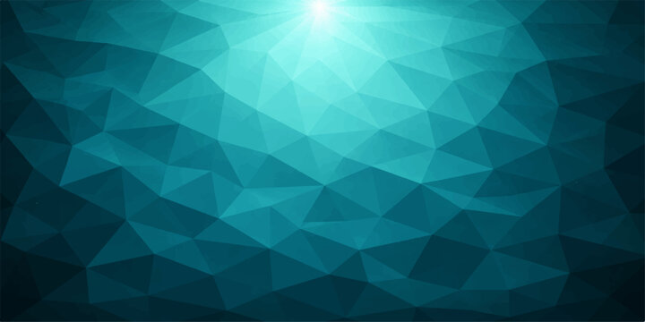 Abstract blue geometric wallpaper featuring a digital mosaic pattern of triangular polygons and diamond shapes in a light vector art style for a modern technology backdrop design