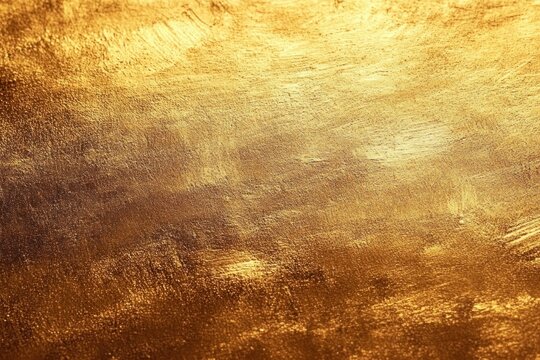 warm brushed gold metallic texture with shimmering highlights and luxurious abstract surface