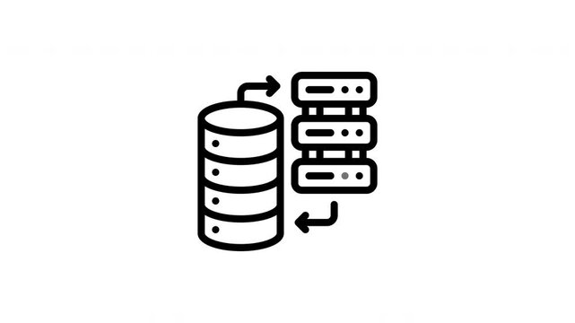 database stack animated icon