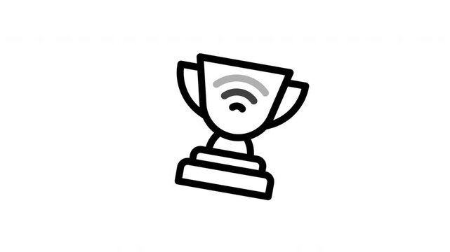 gaming trophy animated icon