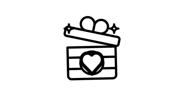 gift box animated icon