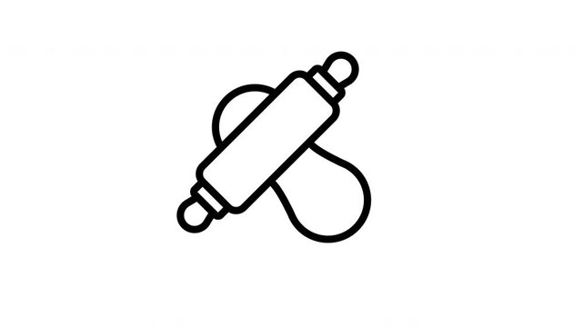 rolling pin animated icon