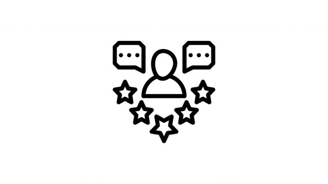 testimonial animated icon