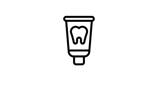 toothpaste animated icon